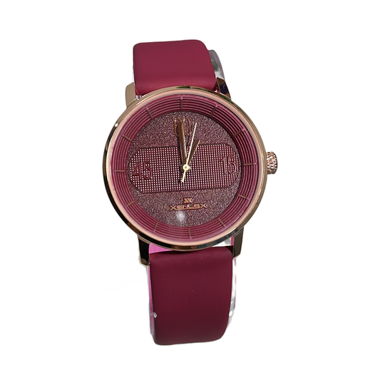 MUL19-Dark pinkish watch for women