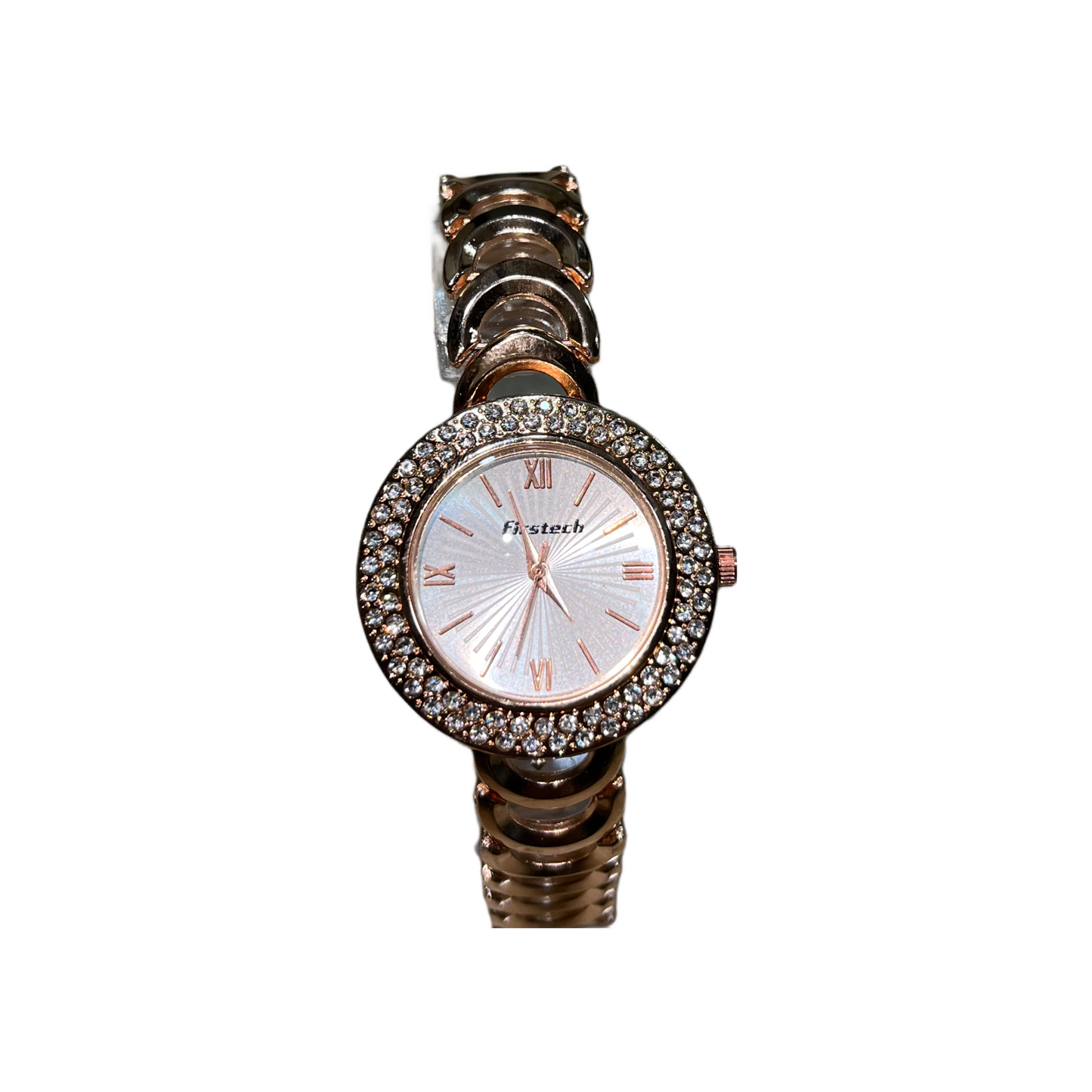 MUL03 - Diamond studded Rose gold watch