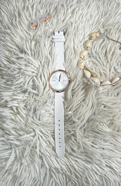 MUL14- Full white colour watch for women