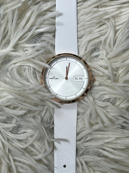 MUL14- Full white colour watch for women