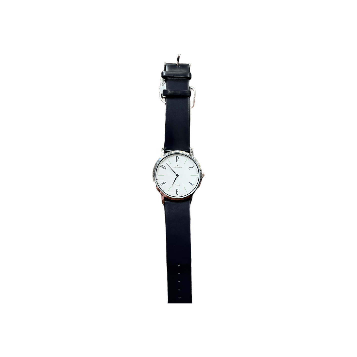 white dial ghadi full view